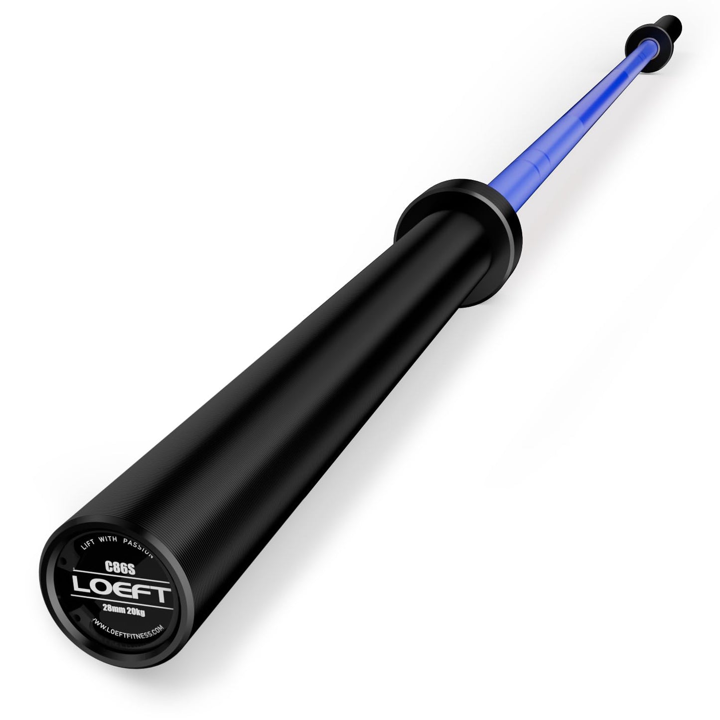 7ft Olympic Barbell, 45 lb Barbell for Powerlifting and Weightlifting, 2000 lbs Weight Capacity 215K PSI Weight Bar Fit 2" Weights for Squat, Bench Press, Deadlift