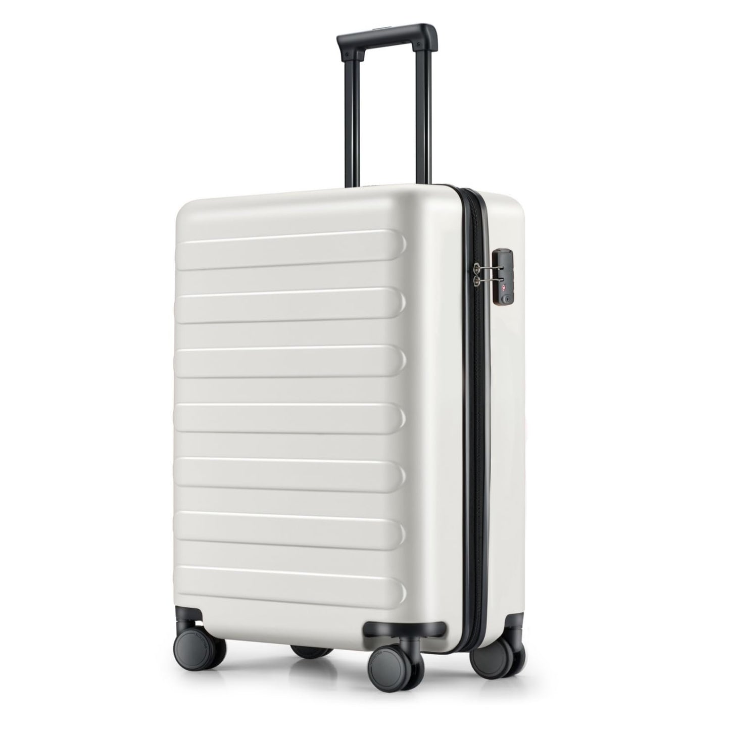 NINETYGO Carry On Luggage 22x14x9 Airline Approved, 20 Inch Luggage with Smooth Spinner Wheels, Lightweight, Hard Shell PC Suitcase Carry-On, Travel Luggage, TSA Approved (Pink, Rhine Basic)