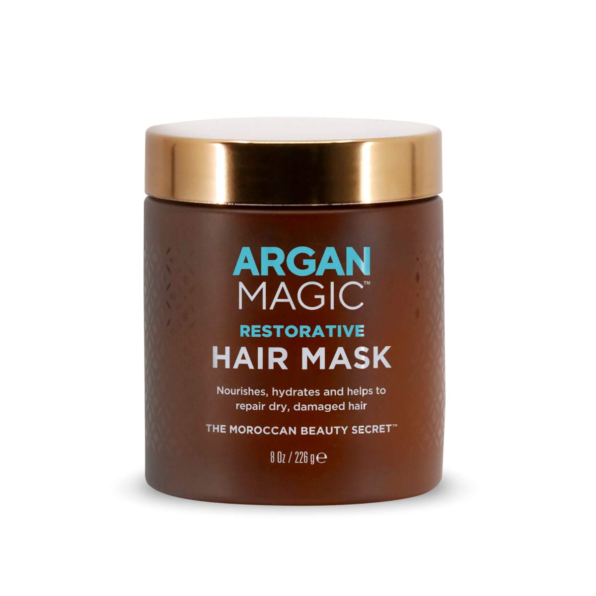 Argan Magic Restorative Hair Mask - Protein Rich Conditioning Hair Mask that Hydrates, Restores And Repairs Damaged Hair | Made in USA, Paraben Free, Cruelty Free (12 oz)