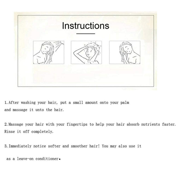 60ml Magical Hair Treatment Mask 5 Seconds Repairs Damage Hair Advanced Molecular Hair deep Conditioner Roots Treatment Return Bouncy Restore Elasticity Hair Care Essence