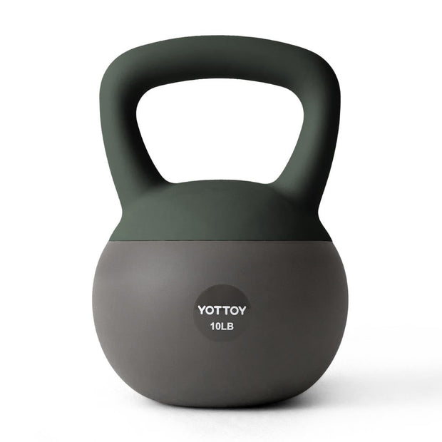 YOTTOY Soft Kettlebell, Set for Strength Training Kettlebells & Home Workouts, Soft-Sided Cushioned Base, Wide-Handle - Ideal for Men, Women, & Beginners