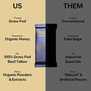 Jacob Bar, Protein Bars, Mixed Berry (9 Bars Total) - 20g Grass-Fed Protein, No Seed Oils, Nothing Artificial