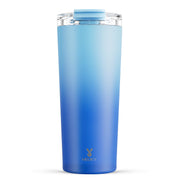 Meoky 24 oz Travel Coffee Mug with Leak-proof Lid, Stainless Steel Insulated Coffee Tumbler, Keeps Hot for 8 Hours or Cold for 24 Hours, Fits in Car Cup Holder (Night)