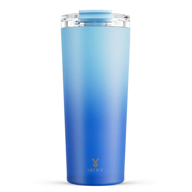 Meoky 24 oz Travel Coffee Mug with Leak-proof Lid, Stainless Steel Insulated Coffee Tumbler, Keeps Hot for 8 Hours or Cold for 24 Hours, Fits in Car Cup Holder (Night)