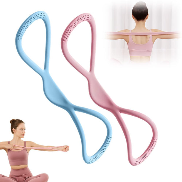 Resistance Bands,2025 New Figure 8 Resistance Bands with Handles for Women Men,Exercise Bands for Working Out,Arm,Back,Fullbody Yoga Pulling Rope,Elastic Stretch Bands