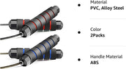 Jump Rope Skipping Rope for Kids,Men,Women, Speed Jump Rope for Exercise,Jump Rope for Fitness