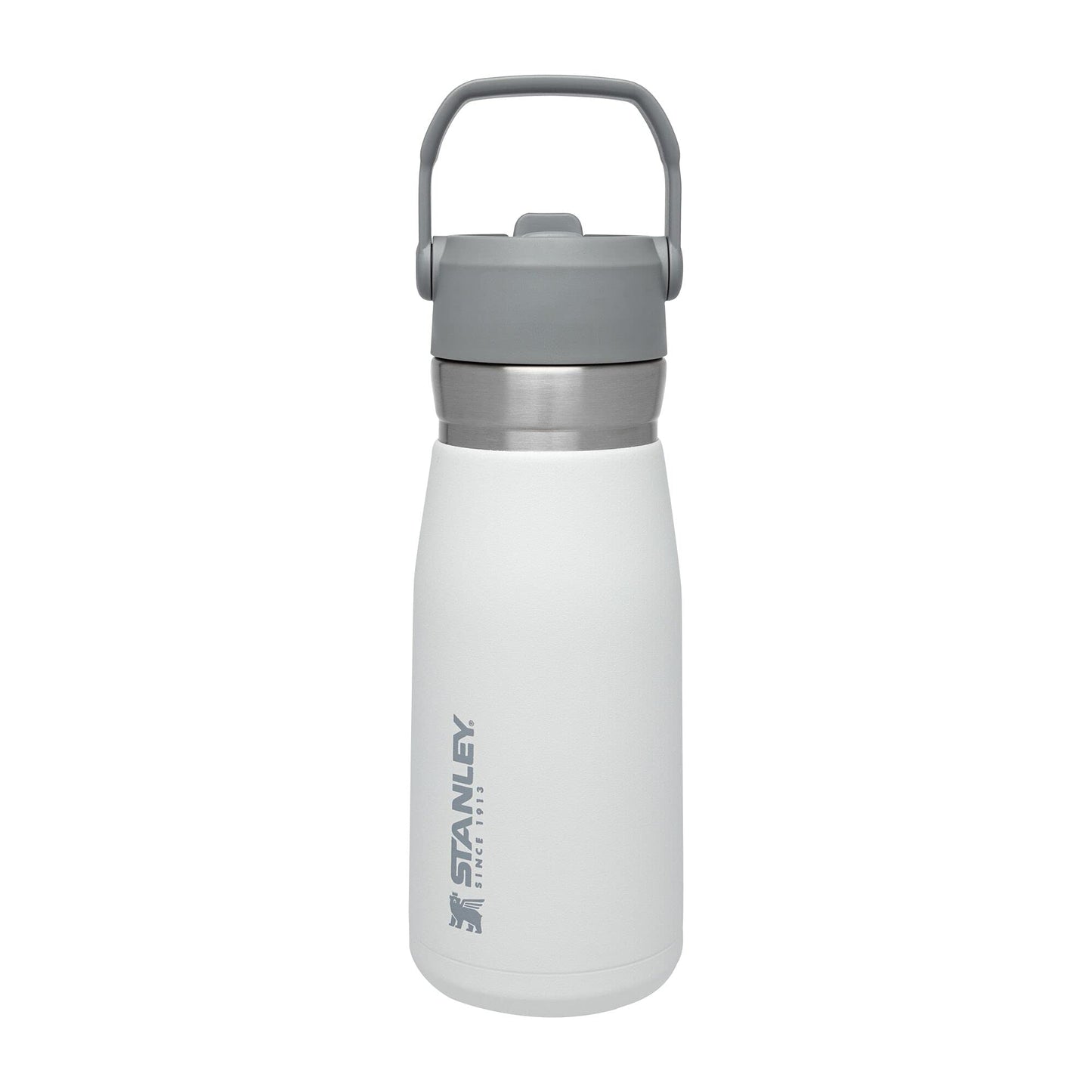 Stanley IceFlow Flip Straw Water Bottle 22 oz | Built-In Straw for Travel and Sports | Lightweight and Leak Resistant | Insulated Stainless Steel | BPA-Free | Polar