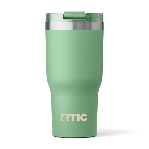 RTIC 30oz Essential Tumbler with Lid, Insulated, Stainless Steel, Metal, Double Wall Vacuum-Insulation, Ceramic Lined, Travel Cup for Iced Coffee, Tea, Hot and Cold Drink, Graphite