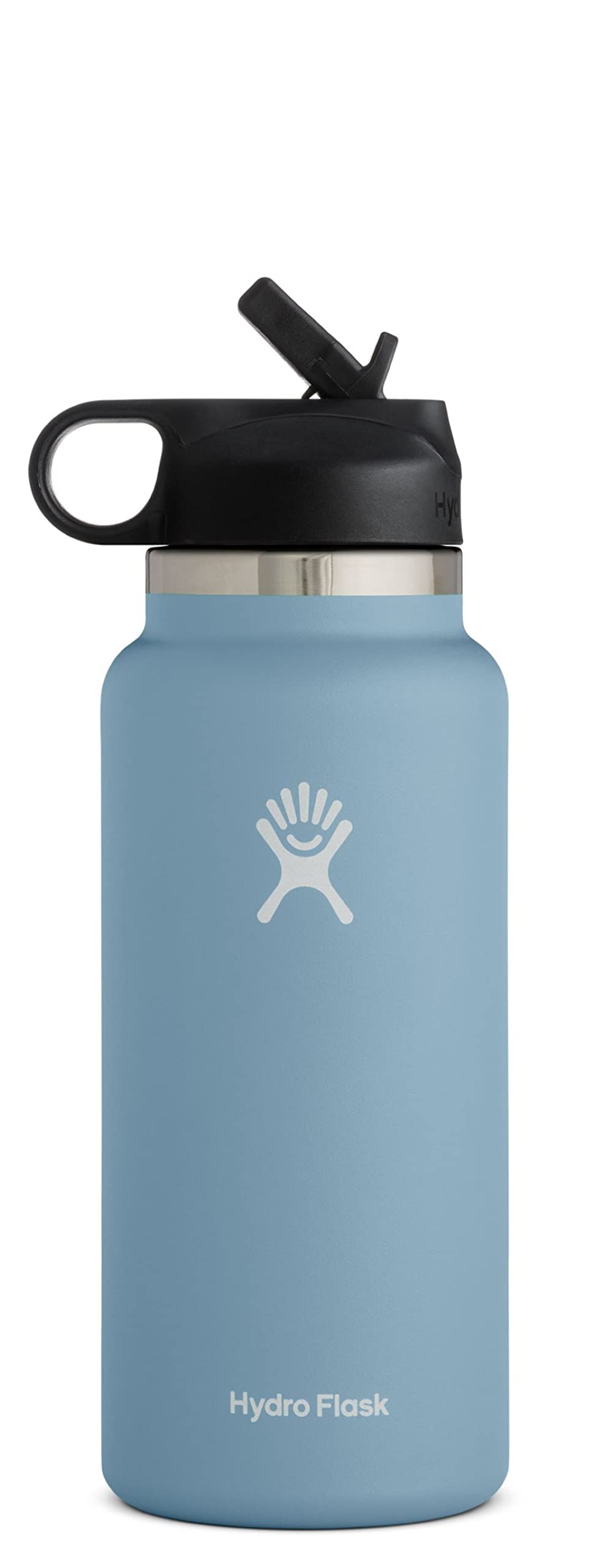 Hydro Flask 32 Oz Wide Flex Straw Cap Bottle - Insulated Stainless Steel - Wide Straw Lid, Non Spill, Leakproof in Jelly Pink
