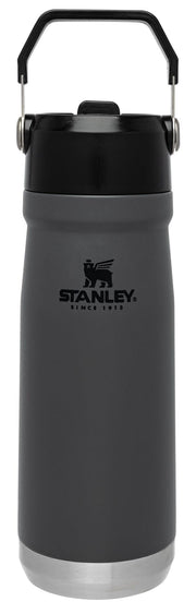 Stanley IceFlow Flip Straw Water Bottle 22 oz | Built-In Straw for Travel and Sports | Lightweight and Leak Resistant | Insulated Stainless Steel | BPA-Free | Polar