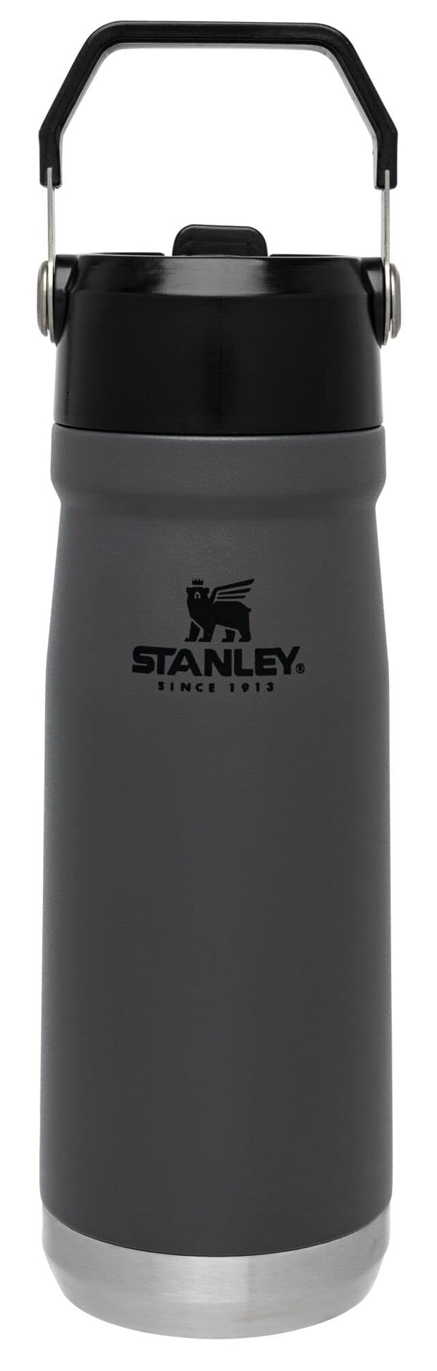Stanley IceFlow Flip Straw Water Bottle 22 oz | Built-In Straw for Travel and Sports | Lightweight and Leak Resistant | Insulated Stainless Steel | BPA-Free | Polar