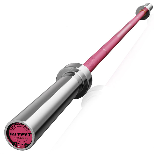 RITFIT Olympic Barbell 4ft/4.8ft/6ft - 2 Inch Weight Bar for Strength Training, Weightlifting, Squat, Deadlift, Bench Press, Curl, Overhead Press - 350lbs/500lbs Capacity