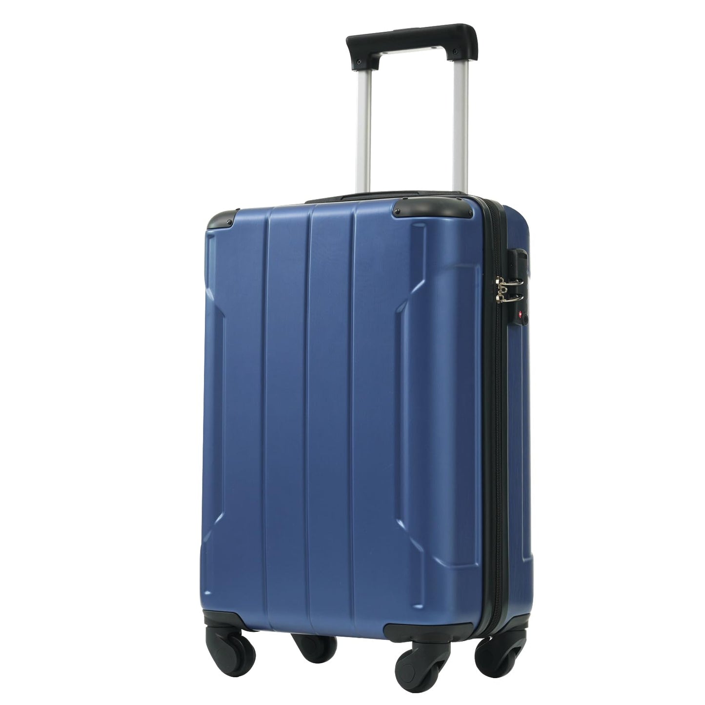 Merax Luggage Sets 3-Piece Hardshell with Spinner Wheels Lightweight Suitcase with Corner Guards (Green, 20/24/28)