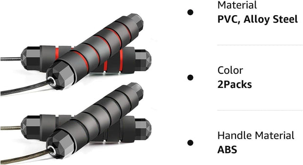 Jump Rope Skipping Rope for Kids,Men,Women, Speed Jump Rope for Exercise,Jump Rope for Fitness