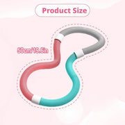 Soft Spring Exercise Hoop for Adults, Foldable Fitness Hoop with No Waist Damage Spring Design, Portable Slimming Exercise Equipment, Spring Fitness Circle for Home and Travel
