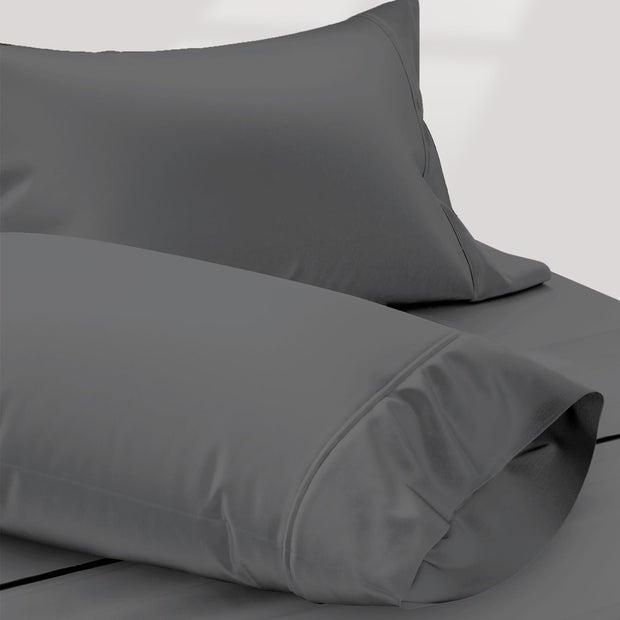 TEXAS LINEN CO. 100% Egyptian Cotton Sheets King Size Set - 1200 Thread Count Egyptian Cotton Luxury Sheets King Size, 17" Deep Pocket, Soft, Cooling Sateen Weave Hotel Quality Bedding Set - White