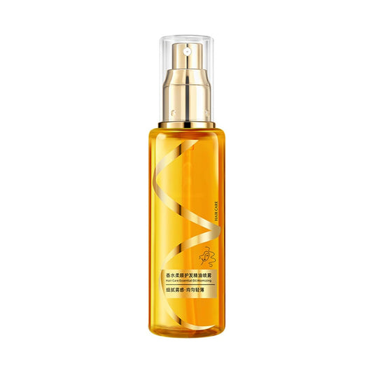 Moisturizing & Strengthening Silky Hair Oil, Hydrating Hair Treatment Essential Oil, Protein Hair Repair Leave-In Conditioning Essential Oil Spray, Hair Oil Serum Spray for Frizzy Hai (white)