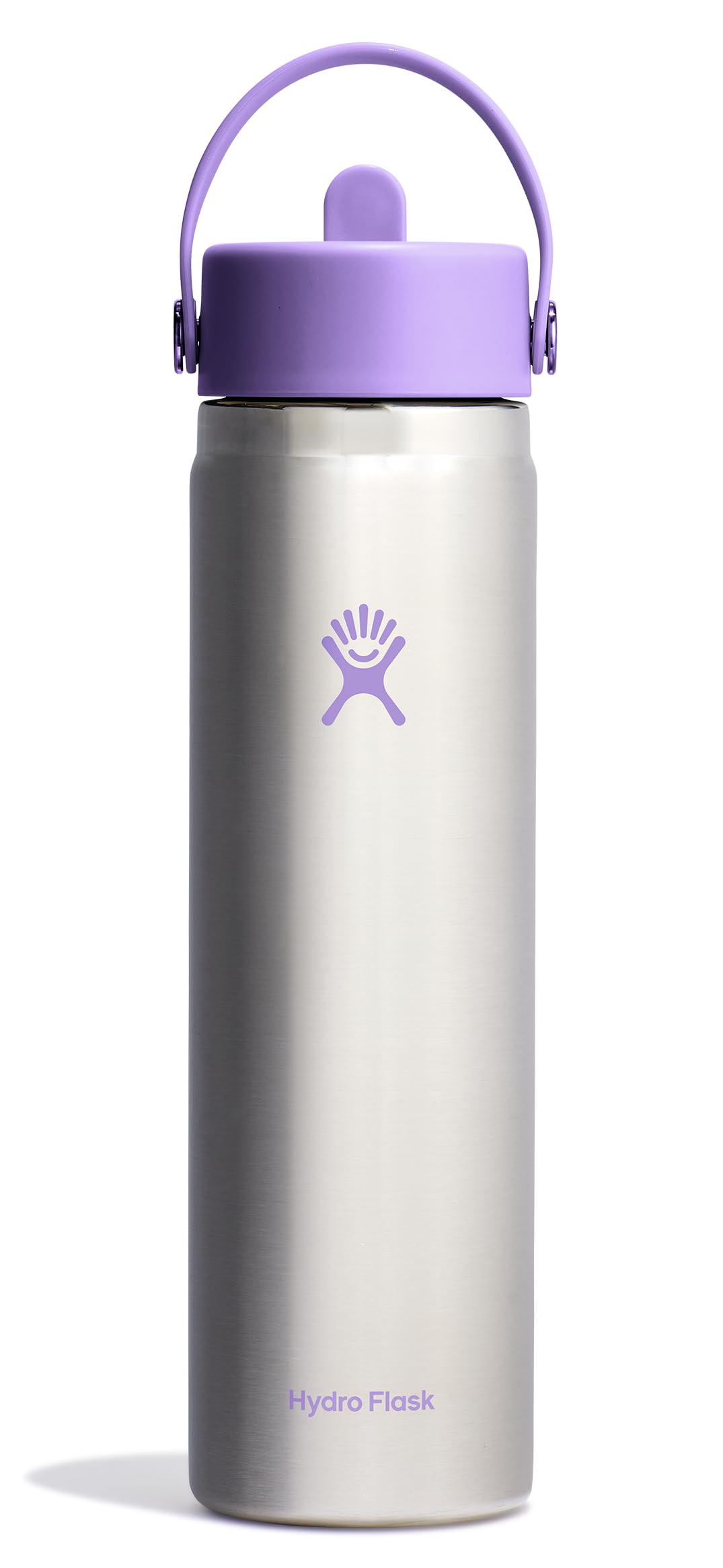 Hydro Flask 32 Oz Wide Flex Straw Cap Bottle - Insulated Stainless Steel - Wide Straw Lid, Non Spill, Leakproof in Jelly Pink