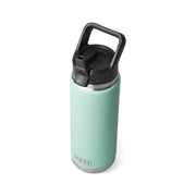 YETI Rambler 26 oz Bottle, Vacuum Insulated, Stainless Steel with Straw Cap, Wetlands Brown