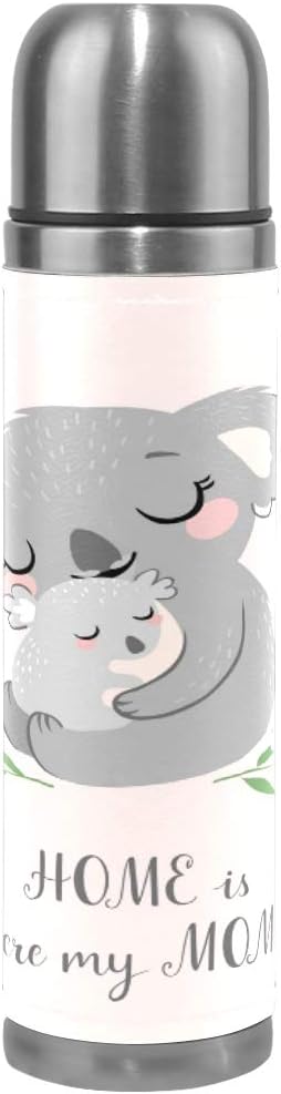 senya Hedgehogs with Cactus Pattern Water Bottle for Drinks