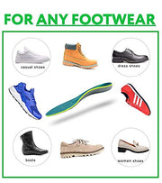 STSVZORR 220 lbs+ High Arch Support Insert Metatarsal Pad Pain Relief Men Women Plantar Fasciitis Insole Orthotic Flat Feet Heel Spur Comfort Standing All Day, Work Boots Shoe Insole