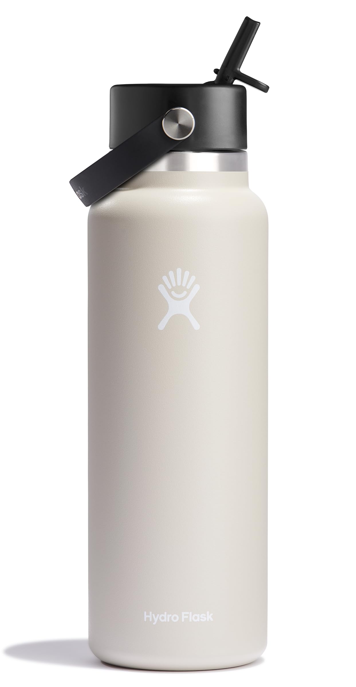 Hydro Flask 32 Oz Wide Flex Straw Cap Bottle - Insulated Stainless Steel - Wide Straw Lid, Non Spill, Leakproof in Jelly Pink
