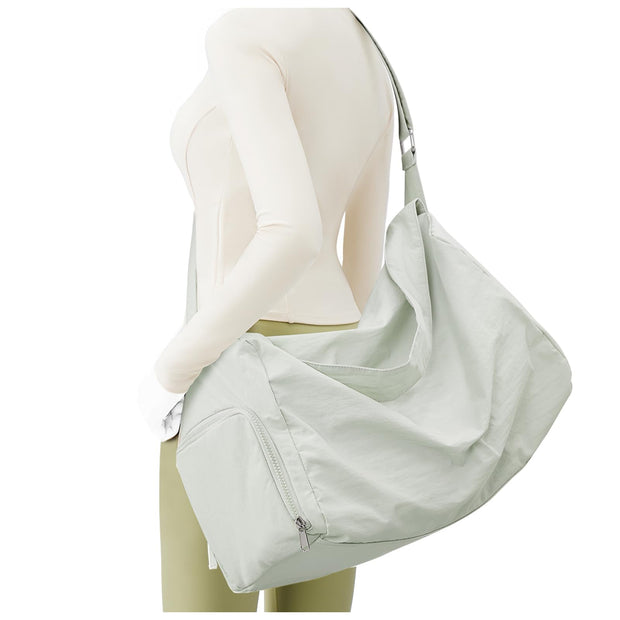 Small Gym Bag with Shoe Compartment, Workout Sport Duffle Bag for Women Travel, Waterproof Shoulder Overnight Bags Lightweight Carry on Tote Bags for Swim, Yoga, Dance