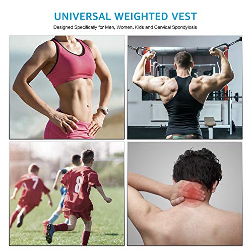 Weighted Vest Weight Vest for Men Women Kids Weights Included, Body Weight Vests Adjustable for Running, Training Workout, Jogging, Walking