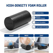 Yes4All High-Density EPP Round Back Roller Foam, Exercise Foam Roller for Yoga, Pilates & Stretching - 12, 18, 24, 36 inch