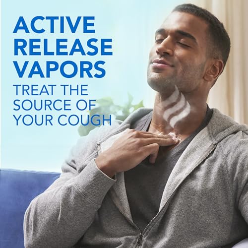 Vicks VapoRub Advanced Plus, Powerful Cough Suppressant, Topical Chest Rub & Analgesic Ointment, Medicated Vicks Vapors, Fast Cough Relief, 2.82oz x 2