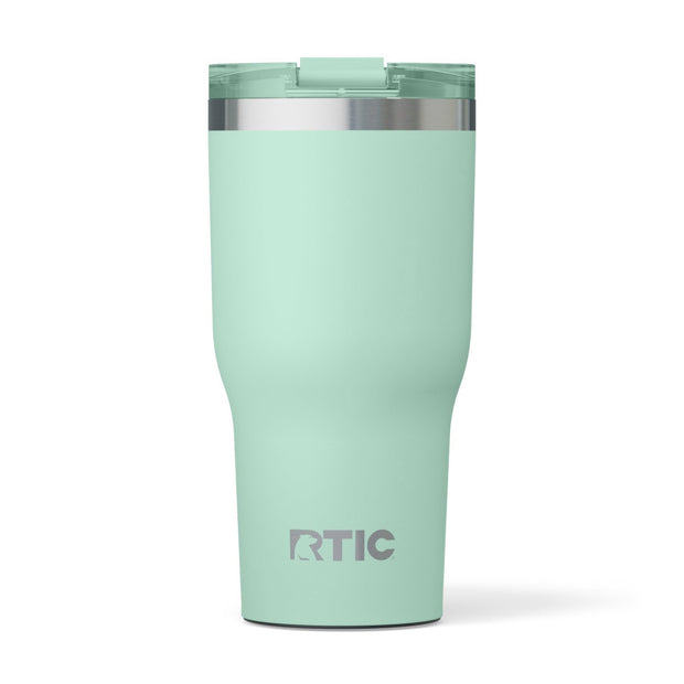 RTIC 30oz Essential Tumbler with Lid, Insulated, Stainless Steel, Metal, Double Wall Vacuum-Insulation, Ceramic Lined, Travel Cup for Iced Coffee, Tea, Hot and Cold Drink, Graphite