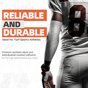 OK TAPE Turf Tape Football, Extra Wide Kinesiology Tape, Protects Arm from Turf Burn, Waterproof, Flexible, Super Sticky, White Athletic Tape (4 Inch x 30 Feet)