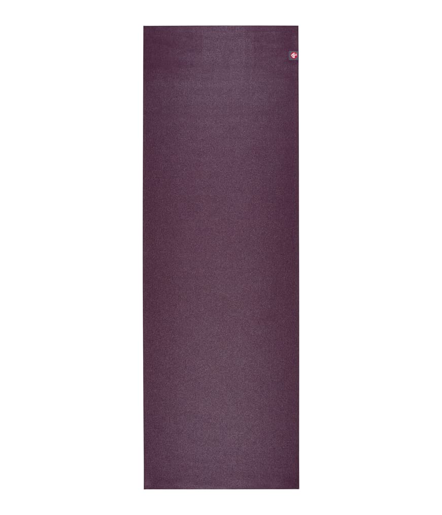 Manduka eKO SuperLite Yoga Mat - 1.5mm Natural Rubber | Foldable & Travel Friendly | Soft Textured Surface | Eco-friendly