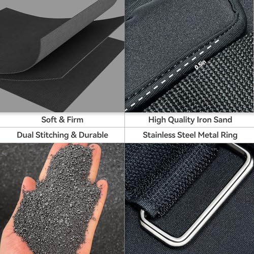 Sportneer Upgrade Adjustable Ankle and Wrist Weights for Women and Men 1-7 lbs / 1-10 lbs Set | Comfortable, Secure Fit for Walking, Running, Fitness, Physical Therapy, Home Gym