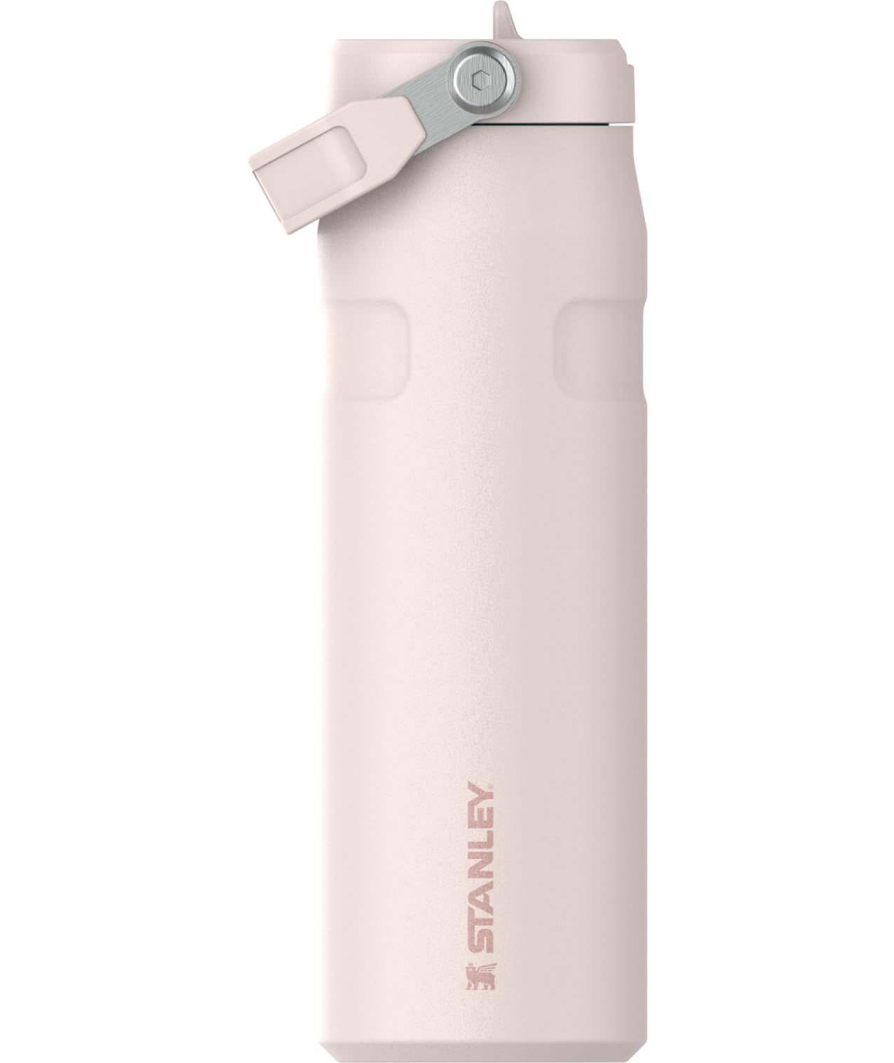 Stanley IceFlow Flip Straw 2.0 Water Bottle 24 oz | Built-In Straw for Travel and Sports | Lightweight and Leak Resistant | Insulated Stainless Steel | BPA-Free | Pink Mesa
