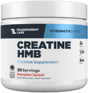 Transparent Labs Creatine HMB - Creatine Monohydrate Powder with HMB for Muscle Growth, Increased Strength, Enhanced Energy Output, and Improved Athletic Performance - 30 Servings, Unflavored