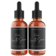 Rennora Hair Growth Serum with Organic Herbs and Natural Vitamins, Peppermint Oil, Stinging Nettle, and Rosemary Oil, No Chemicals, Formulated for Hair Regrowth (2 Pack - 60 Day Supply)