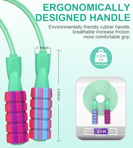 Jump Rope for Women Men, Fitness Jumprope for Women Workout, Adjustable Adult Exercise Skipping Rope