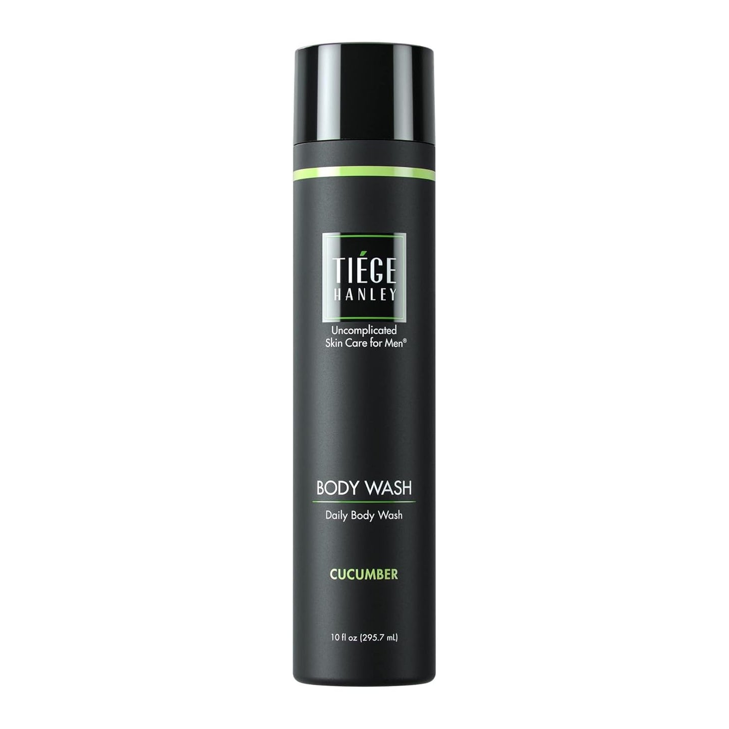Tiege Hanley Daily Body Wash for Men | Gently Removes Dirt, Sweat and Oil | Cucumber Scent | 10 fluid ounces | Made in the USA | 2 Pack