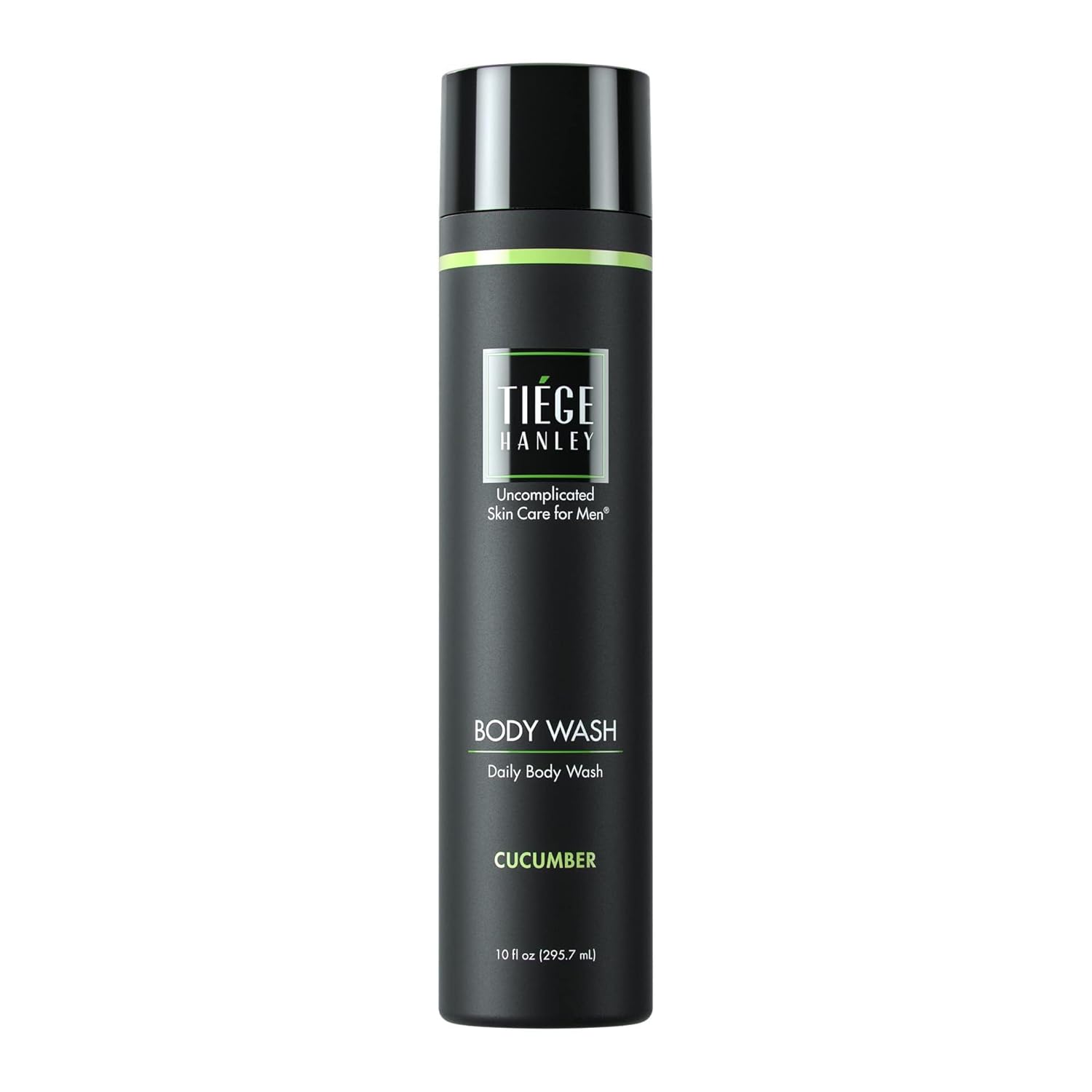 Tiege Hanley Daily Body Wash for Men | Gently Removes Dirt, Sweat and Oil | Cucumber Scent | 10 fluid ounces | Made in the USA | 2 Pack