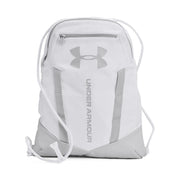 Under Armour Unisex-Adult Undeniable Sackpack , Black (001)/Metallic Silver , One Size Fits Most