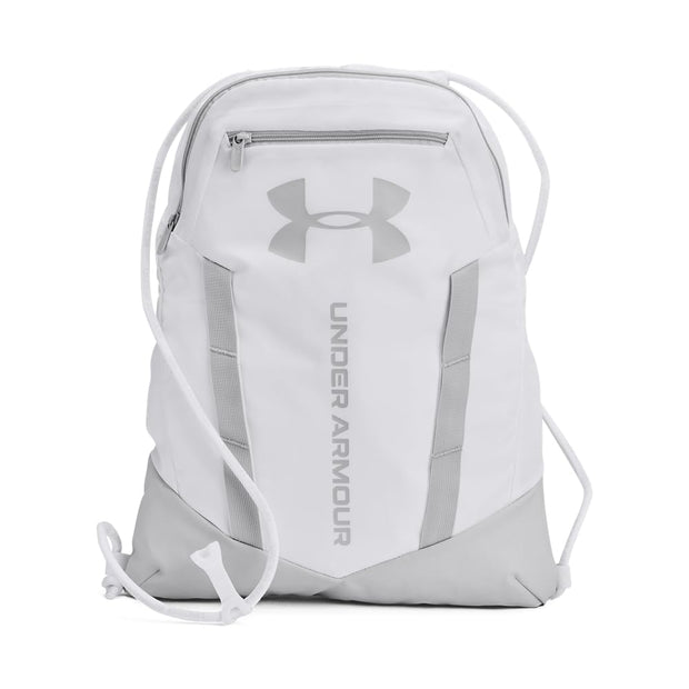 Under Armour Unisex-Adult Undeniable Sackpack , Black (001)/Metallic Silver , One Size Fits Most
