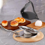 Tortilla Press 6.5 Inch, Cast Iron Tortilla Maker, Manual Roti Maker Dough Press Quesadilla Maker, Aluminum Alloy, Taco Holders, Rotis Press, For Taco, Presser Chapati To Rotate Pizza Press Silver