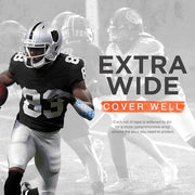 OK TAPE Turf Tape Football, Extra Wide Kinesiology Tape, Protects Arm from Turf Burn, Waterproof, Flexible, Super Sticky, White Athletic Tape (4 Inch x 30 Feet)