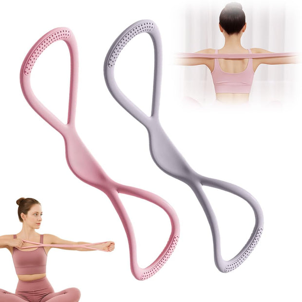 Resistance Bands,2025 New Figure 8 Resistance Bands with Handles for Women Men,Exercise Bands for Working Out,Arm,Back,Fullbody Yoga Pulling Rope,Elastic Stretch Bands