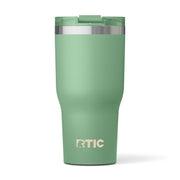 RTIC 30oz Essential Tumbler with Lid, Insulated, Stainless Steel, Metal, Double Wall Vacuum-Insulation, Ceramic Lined, Travel Cup for Iced Coffee, Tea, Hot and Cold Drink, Graphite