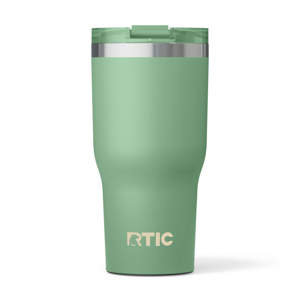 RTIC 30oz Essential Tumbler with Lid, Insulated, Stainless Steel, Metal, Double Wall Vacuum-Insulation, Ceramic Lined, Travel Cup for Iced Coffee, Tea, Hot and Cold Drink, Graphite