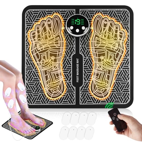 TENS & PMS,Transcutaneous Electronic Nerve Stimulator, EMS Foot Massage for Muscle Relaxation, LCD Display Screen