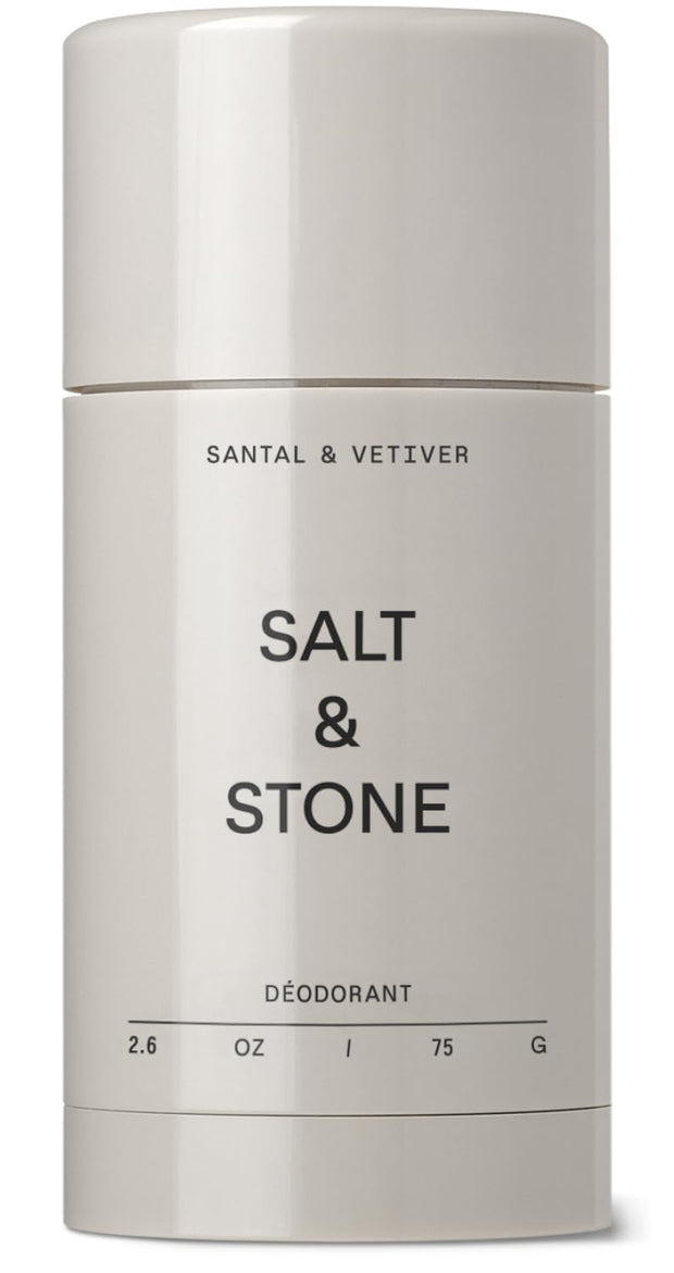 SALT & STONE Aluminum Free Deodorant | Extra Strength 48 Hour Protection for Women & Men | Made with Seaweed Extracts, Shea Butter & Prebiotics (Bergamot & Hinoki)