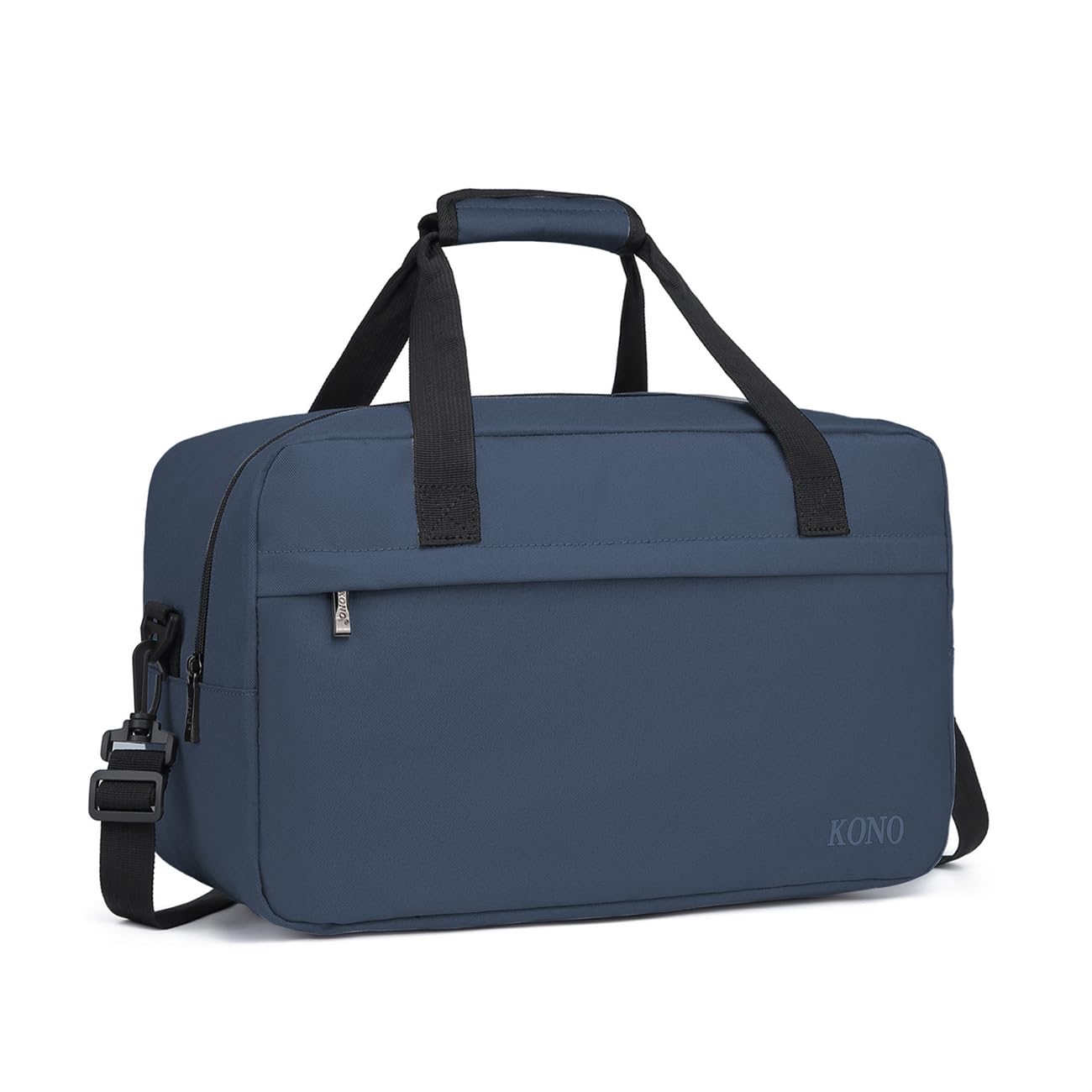 Kono Travel Duffel 13.78"x7.87"x7.87" Under Seat Carry-On 14L Sports Tote Gym Weekender Overnight Bag Extra Small, Black